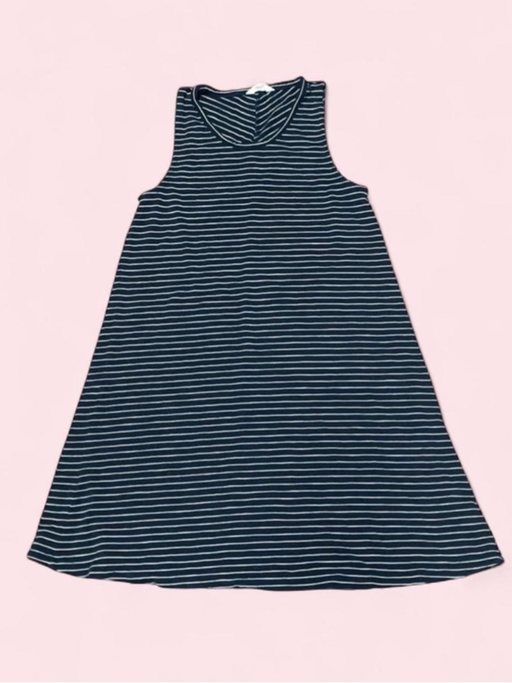 Madewell Highpoint Tank‎ Swing Dress | GUC | Navy White Stripe | Small